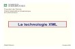 La technologie XML - Redcad Laboratory · Introduction à XSL XML est un langage de structuration des données, et non de représentation des données. Ainsi XSL (eXtensible StyleSheet