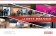 LIGHT BOXES - onsitecatalog.comThe light boxes are available to your specific sizes both single and double sided. They are used in many formats – free standing, columns or designed