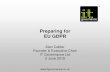 Preparing for EU GDPR - IT Governance USA€¦ · The protection of personal data – The protection of the processing personal data – The unrestricted movement of personal data
