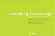 Leading learning - Archive · Leading Learning: P R A C T I T I O N E R E N Q U I R Y R E P O R T Instructional leadership in infant schools The headteachers in these infant schools