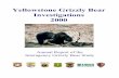 YELLOWSTONE GRIZZLY BEAR INVESTIGATIONS · 2019-04-09 · Table 1. Grizzly bears captured in the Greater Yellowstone Ecosystem during 2000. Bear Sex Age Date General locationa Capture