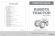 OPERATOR'S MANUAL - Kubota · M 9 6 S D T M MODEL M96SDTM OPERATOR'S MANUAL READ AND SAVE THIS MANUAL The first part of this manual covers the features of the common M series tractor.