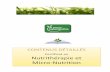 Certificat en Nutrithérapie et Micro-Nutrition · © Innov'Nautopathie - ANATOMIE Ŕ PHYSIOLOGIE Ŕ BIOLOGIE 2/21 CONTENU DÉTAILLÉ CERTIFICAT EN NUTRITHERAPIE ET MICRO-NUTRITION