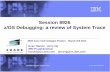 Session 8926 z/OS Debugging: a review of System Trace · 2011-02-27 · Session 8926 z/OS Debugging: a review of System Trace Evan Haruta Jerry Ng IBM Poughkeepsie ... BASR, BASSM,