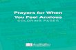 Prayers for When You Feel Anxious - Amazon Web …...PRAYERS FOR WHEN YOU FEEL ANXIOUS COLORING PAGES We hope that these coloring page prayers will help you in times when you might