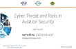 Cyber Threat and Risks in Aviation Security · Embracing disruptive technologies •Cloud Computing •Artificial Intelligence •Greater connectivity •Greater sharing •Better
