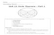 Unit 13: Circle Theorems - Part 1 - WordPress.comUnit 13: Circle Theorems - Part 1 ... All homework for part one of this unit is in this booklet. Answer keys will be posted as usual