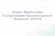 Zain Bahrain · Zain Bahrain shares by the government entity, directors and executive management: Government Entities Number of Shares % of shares held Minors Estate Directorate 2,400,000