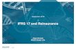IFRS 17 and Reinsurance - Actuaries · IFRS 17 and Reinsurance. Peter Nowell. SCOR Global Life. 2. Agenda. Pages. Content. 3. Introduction; IFRS 17. 4 - 9 : Recap of Building Blocks