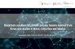 Blockchain solutions for climate policies: lessons learned ...iki-alliance.mx/wp-content/uploads/Webinar-Nov-30th-Blockchain.pdf+ Blockchain based approaches are highly efficient in