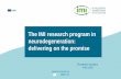 The IMI research program in neurodegeneration: delivering on the promise€¦ · The IMI research program in neurodegeneration: delivering on the promise Elisabetta Vaudano PhD DVM.
