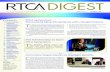 DIGEST...4 | RTCA DIGEST | APRIL 2015 | to ADS-B would not have been possible without the standards developed by RTCA SC-186.” His work with SC-186 and SC-206 has involved producing