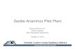 Zeolite Anammox Pilot Plant - Baywork · Background on Zeolite Anammox • Patent-pending system by Collison Engineering – Researcher - Robert Collison, Ph.D, P.E. • Single-stage