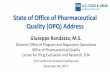 State of Office of Pharmaceutical Quality (OPQ) Address Randazzo.pdfState of Office of Pharmaceutical Quality (OPQ) Address Giuseppe Randazzo, M.S. Director, Office of Program and