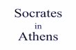 Socrates - Manchester UniversitySocrates and the Sophists 4. Sophists were skeptics; Socrates was skeptical. Socrates 469-399 BCE Protagoras c.490-c.420 BCE Gorgias c.485-c.380 BCE
