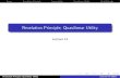 Revelation Principle; Quasilinear Utilitykevinlb/teaching/cs532l... · RecapRevelation PrincipleImpossibilityQuasilinear UtilityRisk Attitudes Lecture Overview 1 Recap 2 Revelation