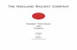 The Highland Railway Company - Andy Drummond · 2020-05-17 · The Highland Railway Company Summer Timetables and Tariffs 2020 to 2021 (if we are spared) Please Note This brochure,