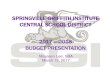 SPRINGVILLE-Griffith Institute Central school district ... · 3/13/2017  · springville-griffith institute central school district 2017 – 2018 budget presentation maureen lee,