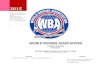 WORLD BOXING ASSOCIATION · world boxing association gilberto mendoza president official female ratings as of june/ july 2015 based on results held until august 29, 2015 ... jeselle