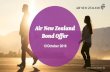 Air New Zealand Bond Offer · 2016-10-14 · Air New Zealand intends to offer the Bonds to the public in New Zealand. No action has been or will be taken by Air New Zealand which