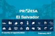 Presentación de PowerPoint · 2017-02-24 · El Salvador –Czech Republic Trade 2012-2016 (Thousand USD) Destination No. 64 of Salvadoran exports El Salvador has registered a total
