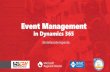 Event Management-+Event...Event Management Key event-management features include: •Seamless contact, registration, and attendance management features in one system. •Business processes