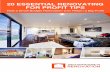 20 ESSENTIAL RENOVATING FOR PROFIT TIPSTUGTR+Course... · Floor Polishing and Carpet If painting is the highest return item, then it is closely followed by floor polishing and new