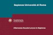 Sapienza Università di Roma€¦ · Dipartimento di Scienze Odontostomatologiche e Maxillo Facciali Dipartimento di Scienze Statistiche Dipartimento di Storia dell’Arte e Spettacolo