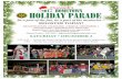 Plymouth’s 2017 HOMETOWN HOLIDAY PARADE · Plymouth’s 2017 HOMETOWN HOLIDAY PARADE 1.In case of extreme weather, the Parade will be canceled. Information about a cancellation