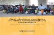 Oral cholera vaccines in mass immunization …...iv oral Cholera vaCCines in mass immunization Campaigns: guidanCe for planning and use 3.2.5 logistics 23 3.2.6 Budget 31 3.3 Microplanning