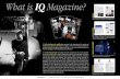 What is IQ Magazine? - ILMCWhat is IQ Magazine?Analysis and reports on global industry news including legal issues and brief summaries of developments from around the world. IQ’s
