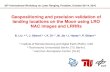 Geopositioning and precision validation of landing ... · Geopositioning and precision validation of landing locations on the Moon using LRO NAC images and LRRRs a Institute of Remote