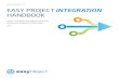 EASY PROJECT INTEGRATION HANDBOOK · 2020-04-24 · This Easy Integration Handbook brings you more information on easy integrations with third parties software. Choose the right technology,
