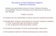 Genomics of Host Defense Against Infectious Disease€¦ · Genomics of Host Defense Against . Infectious Disease. Humans are genetically diverse. Genes influence disease susceptibility,