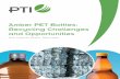 Amber PET Bottles: Recycling Challenges and Opportunities · White Paper Amber PET Bottles: Recycling Challenges and Opportunities 1 The use of poly polyethylene terephthalate (PET)