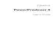 PowerProdcuer 4 - CyberLinkdownload.cyberlink.com/.../4/jpn/PowerProducer_UG.pdf•4ページの「作品作成の流れ」 •6ページの「PowerProducer プログラム」 •7ページの「PowerProducer