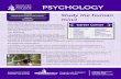 BACHELOR OF SCIENCE IN PSYCHOLOGY PSYCHOLOGY · PSY 101: Introduction to Psychology SPAN 101: Elementary Spanish I ENGL 102: Writing Workshop II General Education Course General Education