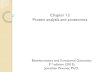 Chapter 12 Protein analysis and proteomics€¦ · Chapter 12. Protein analysis and proteomics. Introduction. Techniques for identifying proteins. Four perspectives on proteins .
