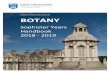 School of Natural Sciences BOTANY€¦ · INTRODUCTION A Welcome to Botany at Trinity Welcome to the Botany Discipline, a leading centre of teaching and research in plant sciences.