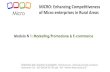 MICRO: Enhancing Competitiveness of Micro-enterprises in ...€¦ · Modulo N 1: Marketing/Promozione & E-commerce MICRO: Enhancing Competitiveness of Micro-enterprises in Rural Areas