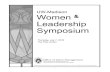UW-Madison Women Leadership Symposium€¦ · UW-Madison Women & Leadership Symposium Thursday, July 7, 2016 The Pyle Center Stained glass design of the W crest logo in the Main Lounge