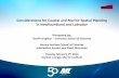 Considerations for Coastal and Marine Spatial Planning In ... Considerations for Coastal and Marine