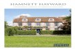 HAMNETT HAYWARD - Glaric … · Hamnett Hayward offer a unique partnership of mature forward thinking property professionals, passionate about providing a bespoke, specialised service