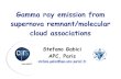 Gamma ray emission from supernova remnant/molecular cloud ... · Gamma ray emission from supernova remnant/molecular cloud associations Stefano Gabici APC, Paris stefano.gabici@apc.univ-paris7.fr.