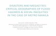 DISASTERS AND MEGACITIES: CRITICAL GEOGRAPHIES OF FLOOD ...€¦ · DISASTERS AND MEGACITIES: CRITICAL GEOGRAPHIES OF FLOOD HAZARDS & SOCIAL INEQUITIES IN THE CASE OF METRO MANILA
