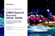 Gartner for Marketers CMO Spend Survey 2018–2019€¦ · Last year’s CMO Spend Survey (see “CMO Spend Survey 2017-2018: Budgets Recede Amid Demand for Results”) saw marketing