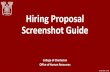 Hiring Proposal Screenshot Guide - College of Charleston Proposal.pdf · Hiring Proposal Screenshot Guide College of Charleston Office of Human Resources. Created 8/18 – SS.AB.