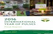 INTERNATIONAL YEAR OF PULSES - Pulse Canada€¦ · The United Nations’ designation of 2016 as the International Year of Pulses (IYP) helped raise awareness of the important role