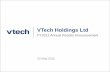 VTech Holdings Ltd€¦ · VTech Holdings Ltd FY2012 Annual Results Announcement 23 May 2012 . 2 Shereen Tong Group Chief Financial Officer . 3 Financial Highlights Operating Profit