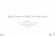 Breast Cancer in Brazil: Past and Future - IWEVENTOS - 16h30... · Breast Cancer in Brazil: Past and Future Gustavo Werutsky Department of Medical Oncology, Hospital São Lucas PUCRS